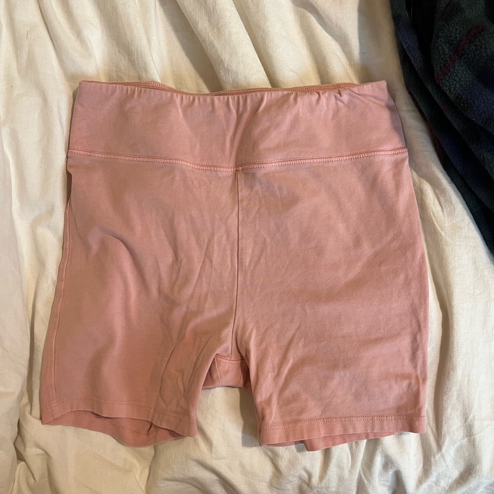 Free people bike shorts pink